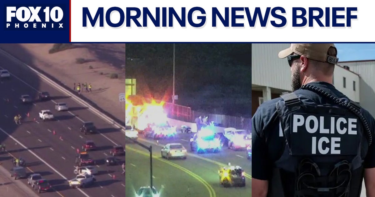 Pedestrian hit by cars on I-10; police chase ends in Mesa l Morning ...