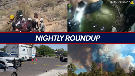Family rescued off Phoenix hiking trail; fire grows on Navajo Nation | Nightly Roundup