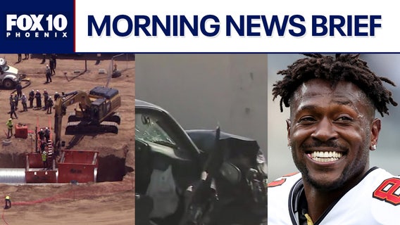 Construction worker rescued from trench; children hurt in Phoenix crash l Morning News Brief