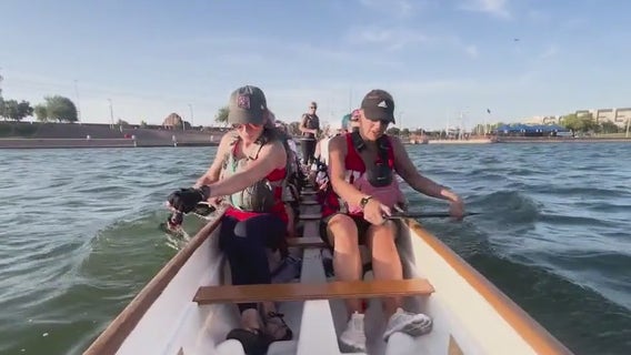 Arizona breast cancer survivors share love of dragon boating