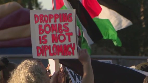 Anti-war protest breaks out in downtown Phoenix