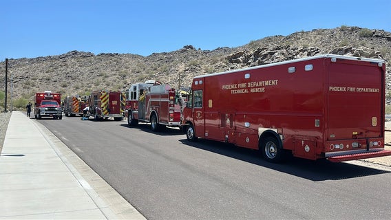 Family of 11 rescued on closed South Mountain trail due to heat