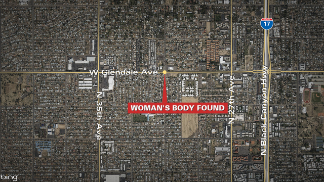 Woman's body found in a residential alleyway in Phoenix