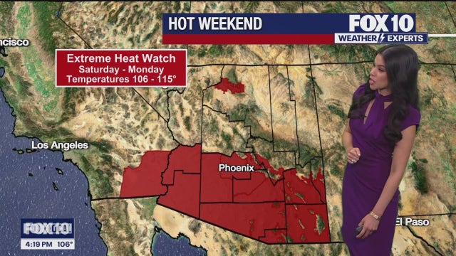 Arizona weather forecast: Extreme heat possible this weekend
