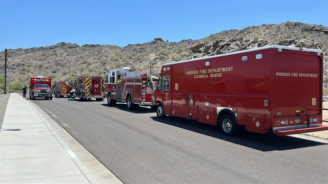 Family of 11 rescued on closed South Mountain trail due to heat