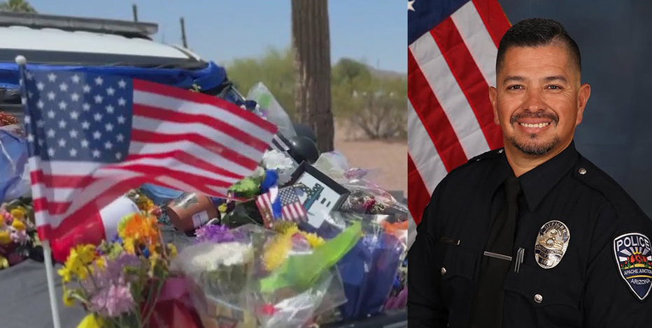 Support pours in for slain Apache Junction Police officer Gabriel Facio