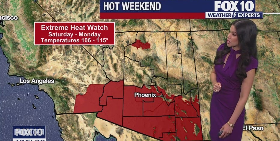 Arizona weather forecast: Extreme heat possible this weekend