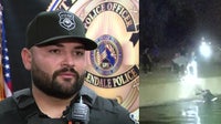 Arizona officer jumps in canal to save dog