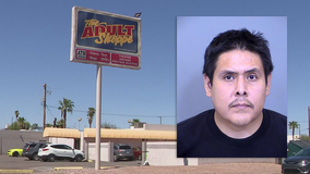 Kids rescued from hot car as their father was inside a Phoenix adult store, investigators say