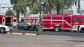 Woman killed, man arrested in Phoenix crash involving a bus