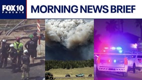 Worker dies after getting trapped in trench; Dragon Bravo Fire threatens historic lodge l Morning News Brief