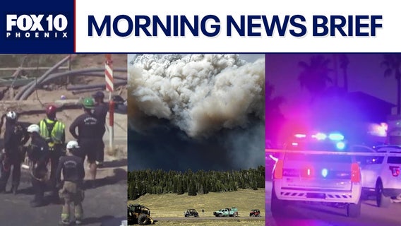 Worker dies after getting trapped in trench; Dragon Bravo Fire threatens historic lodge l Morning News Brief