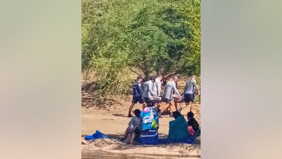 Salt River training exercise becomes reality when crews spot unresponsive man