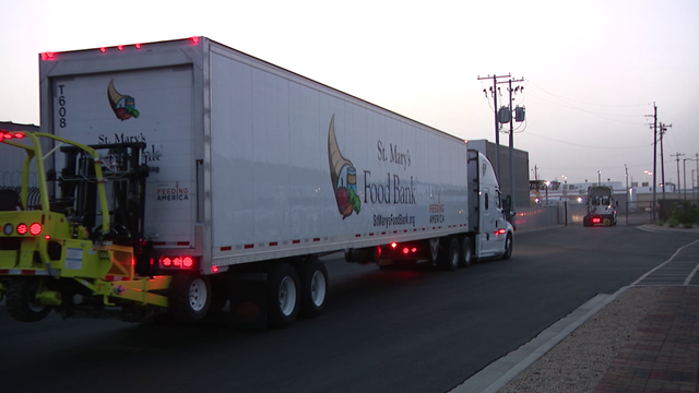 St. Mary's Food Bank trucks much-needed supplies to Oak Ridge Fire