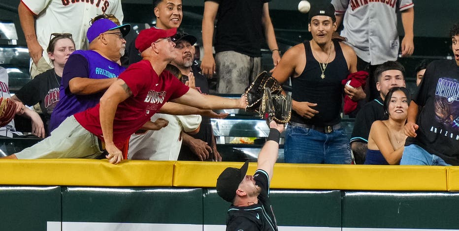 Diamondbacks ban fan for rest of season after interference during game at Chase Field
