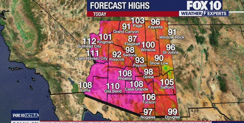 Arizona weather forecast: Near-normal highs this weekend in Phoenix