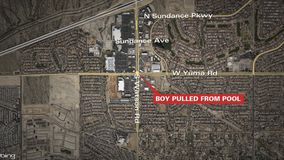 Buckeye boy pulled from pool during family gathering in critical condition