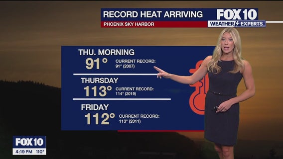 Arizona weather forecast: Near-record temps expected amid Extreme Heat Warning
