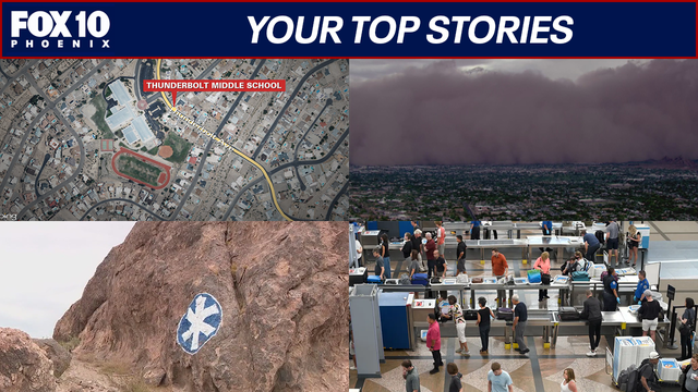 Massive monsoon storm; vandalism at Papago Park | Nightly Roundup