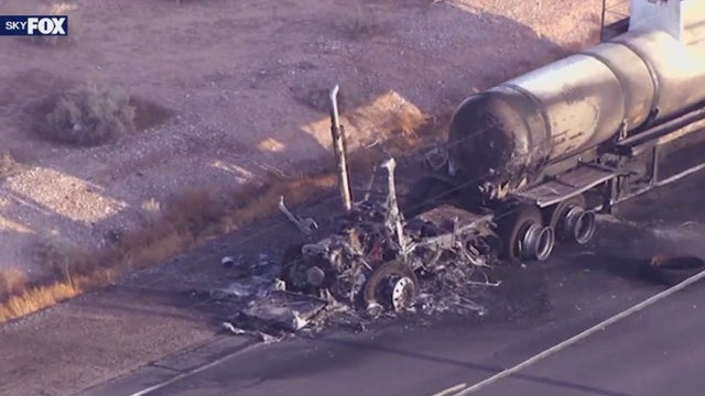 Driver hospitalized after crashing into tanker truck carrying bleach: MCSO