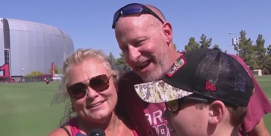Dedicated fans brave heat to tailgate at Cardinals preseason opener