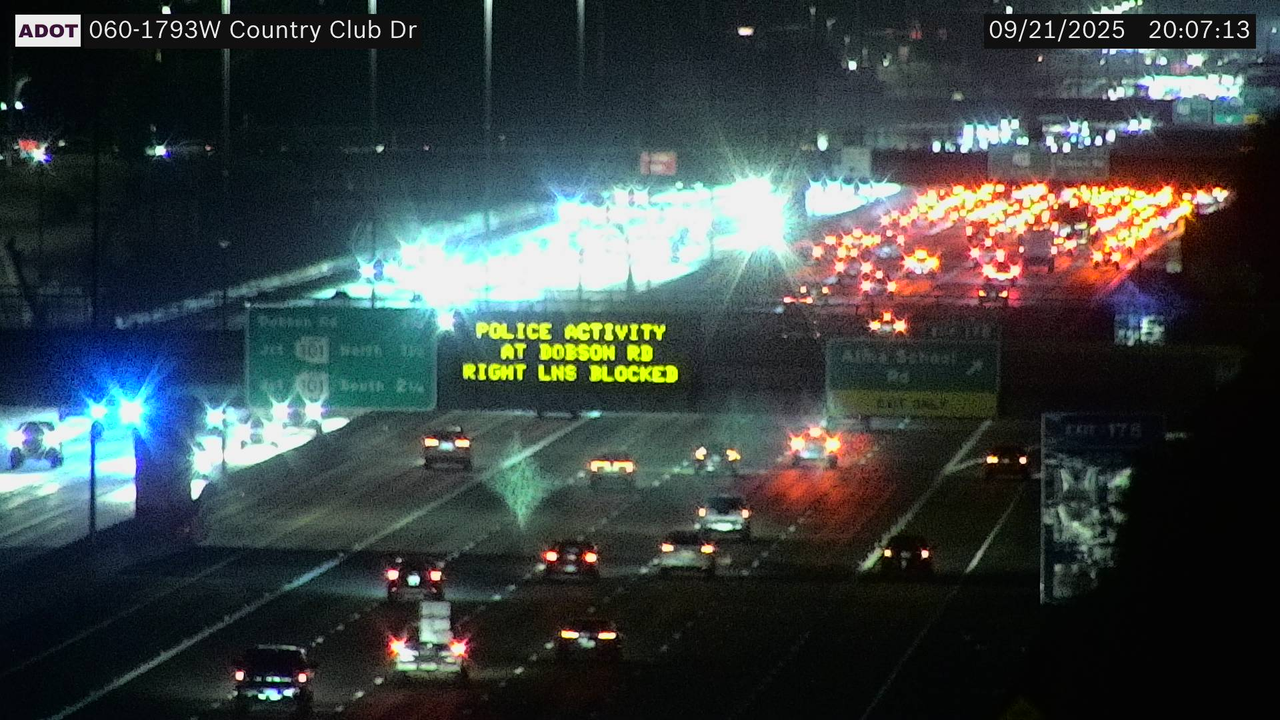 Road Rage Sparks Traffic Chaos on Mesa Highway