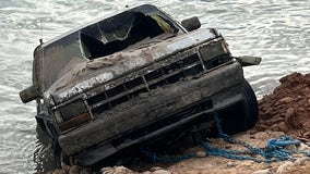 Human remains found inside truck pulled from Lake Powell