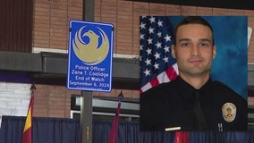 Phoenix officer honored with memorial marker one year after his death