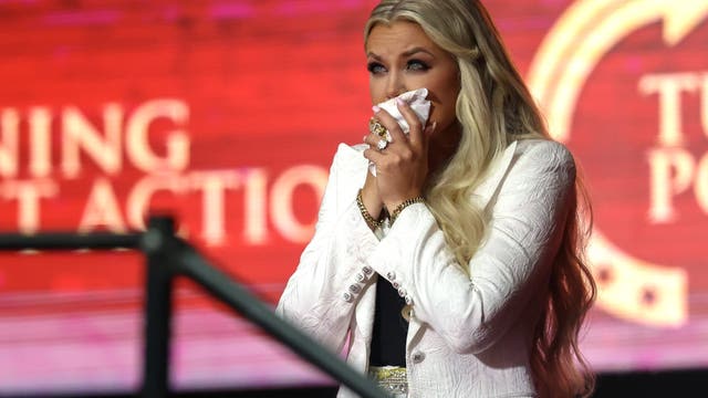 Erika Kirk gives vision for Turning Point USA to packed memorial service for Charlie Kirk