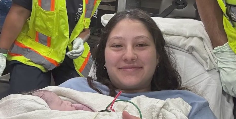 Baby girl arrives on I-10 in Buckeye with firefighters' help