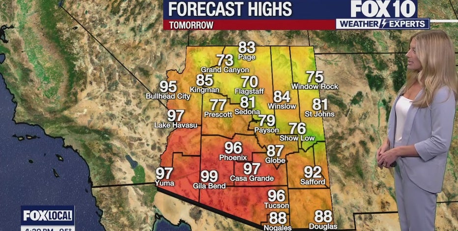 Arizona weather forecast: Tuesday marks official end to monsoon season