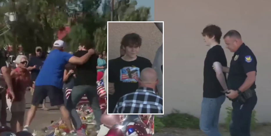 Charlie Kirk memorial at Turning Point USA HQ in Phoenix destroyed, suspect arrested