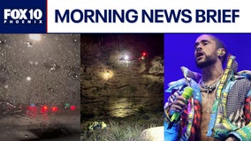 Tropical storms to bring more rain to AZ; car goes over Maricopa County cliff l Morning News Brief