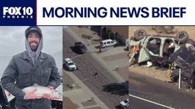 Pregnant widow mourns husband killed in bar fight; alleged burglar shot by homeowner l Morning News Brief