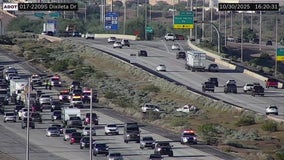 DPS investigates rollover crash on I-17 after person flees scene