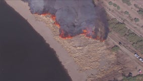 Tres Rios Wetlands undergoes prescribed burn