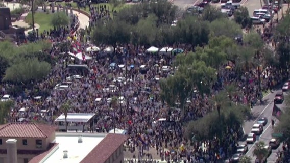 No Kings Day protests in the Phoenix area