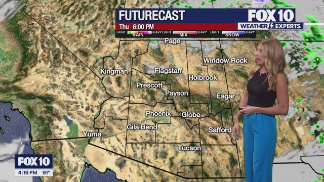 Arizona weather forecast: Drier conditions expected after Wednesday storm
