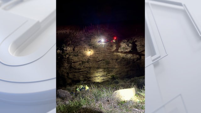2 critically hurt after car goes over cliff near Tortilla Flat
