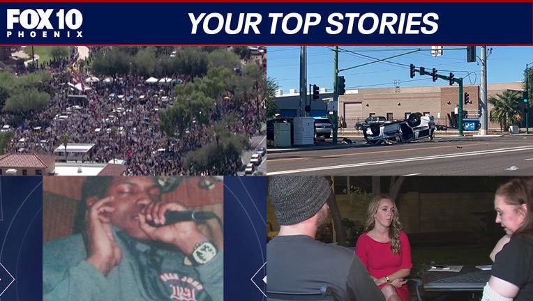 Thousands show at AZ 'No Kings' protests, 2 officers involved in