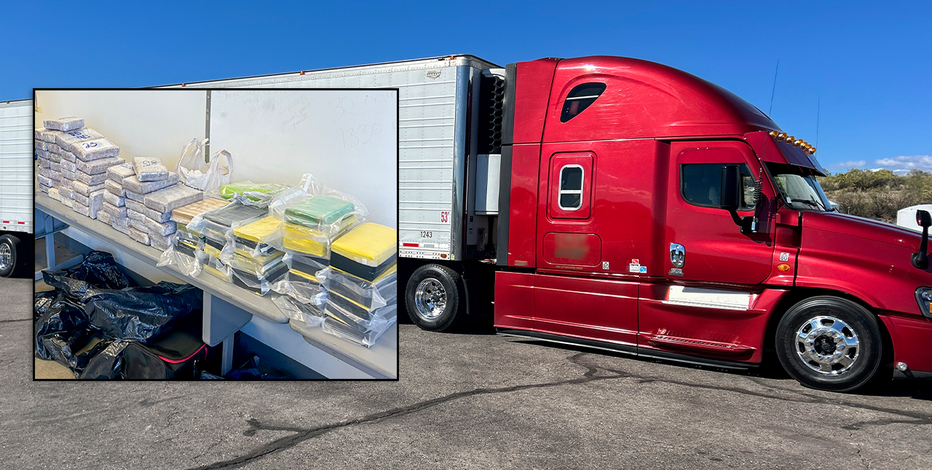 Arizona DPS: $3M in cocaine seized from semi-truck heading to New Jersey