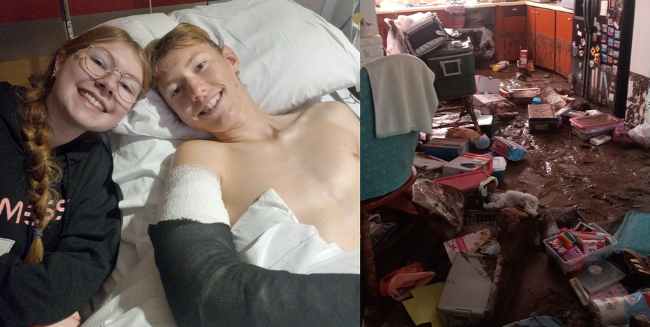 Teen saves family from Globe flood, severely injuring arm in the process