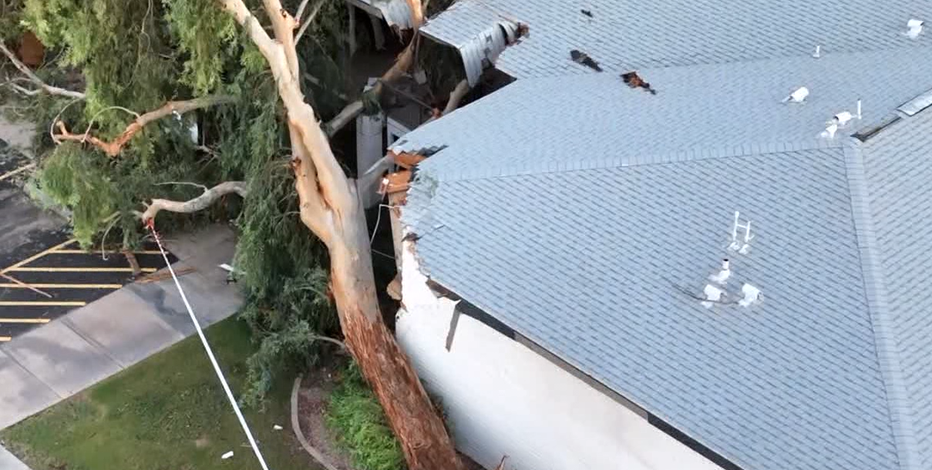 Center opens for microburst victims still without gas, A/C