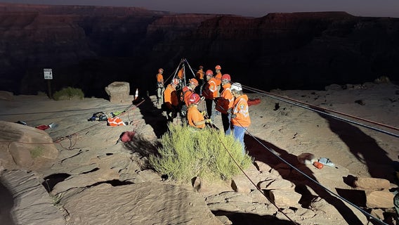 Body of man recovered at Grand Canyon area: MCSO