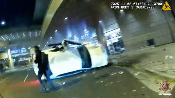 Driver fleeing at 120 mph crashes at Phoenix airport: deputies