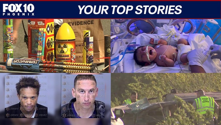 Shoplifting duo caught in Chandler, 'miracle baby' defies odds | Nightly Roundup