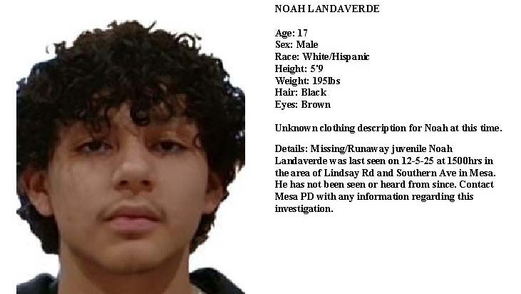 Arizona missing persons cases - 2025