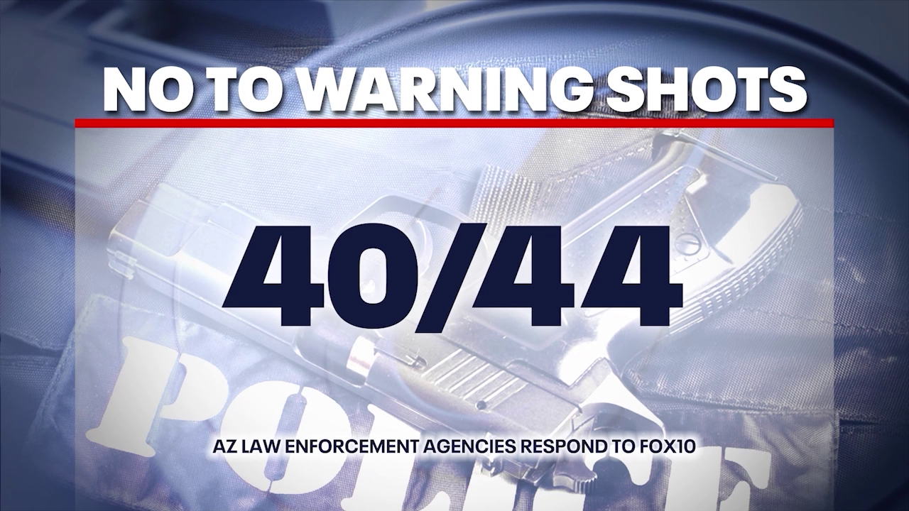 A survey of Arizona law enforcement policies found that most agencies prohibit officers from firing warning shots. But, some departments retain the option, drawing scrutiny from experts concerned about the legality of firing a weapon into the air.