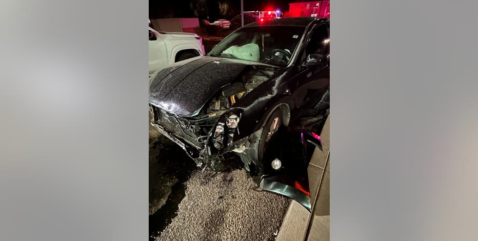 Dashcam captures alleged Queen Creek hit-and-run crash involving wrong-way driver