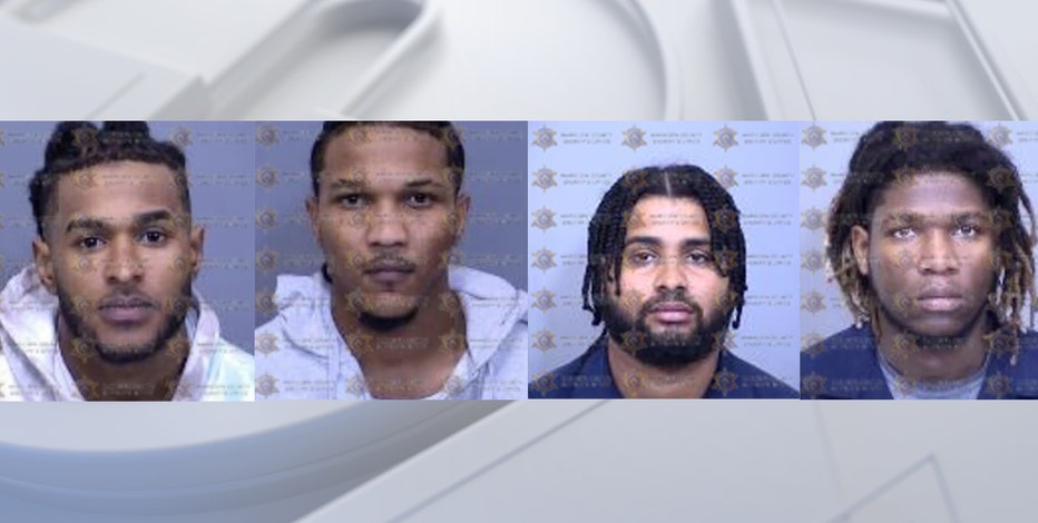 4 suspects in custody after string of Phoenix robberies, drug bust